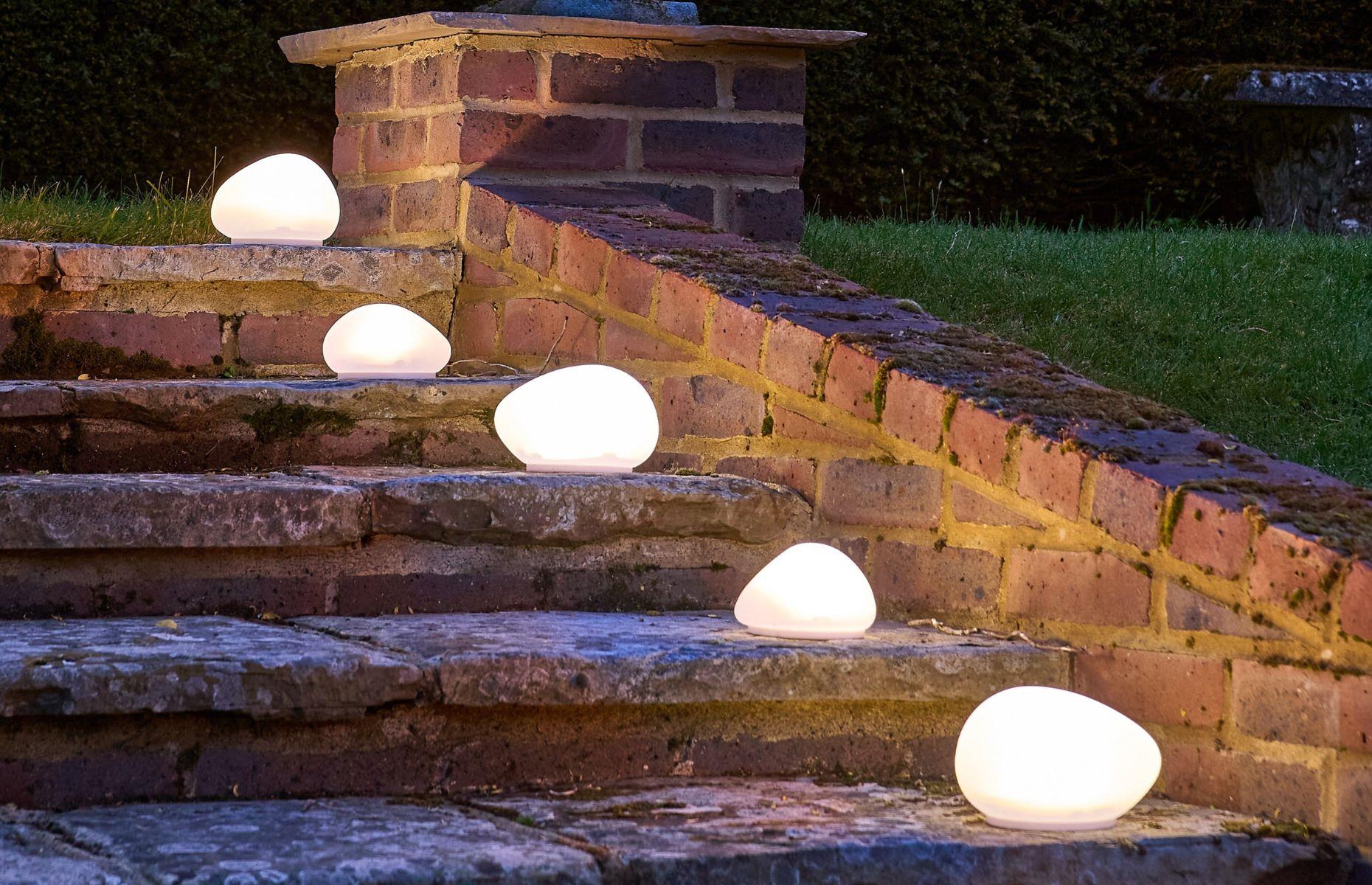 Perk up steps with pebbles